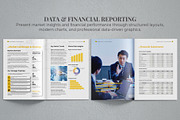 Annual Report Template Canva, a Brochure Template by Oshin Design (Thumbnail 3 of 6)