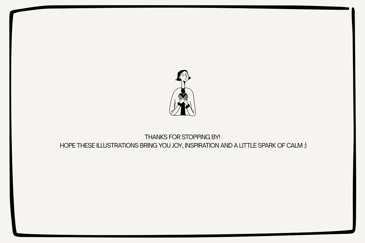 GIRLS: Hand-Drawn Woman Line Art, a Person Illustration by Veyla (Photo 8 of 8)