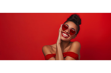 Lady in Scarlet: Heartfelt Elegance, a Beauty & Fashion Photo by CREATIVEDEF