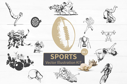 Sports Vector Illustration Kit