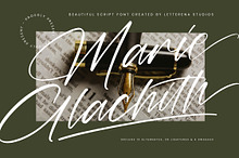 Marie Glachith Beautiful Script Font