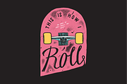 This is how I roll Skateboard, a Sport Illustration by hand draw (Thumbnail 1 of 6)