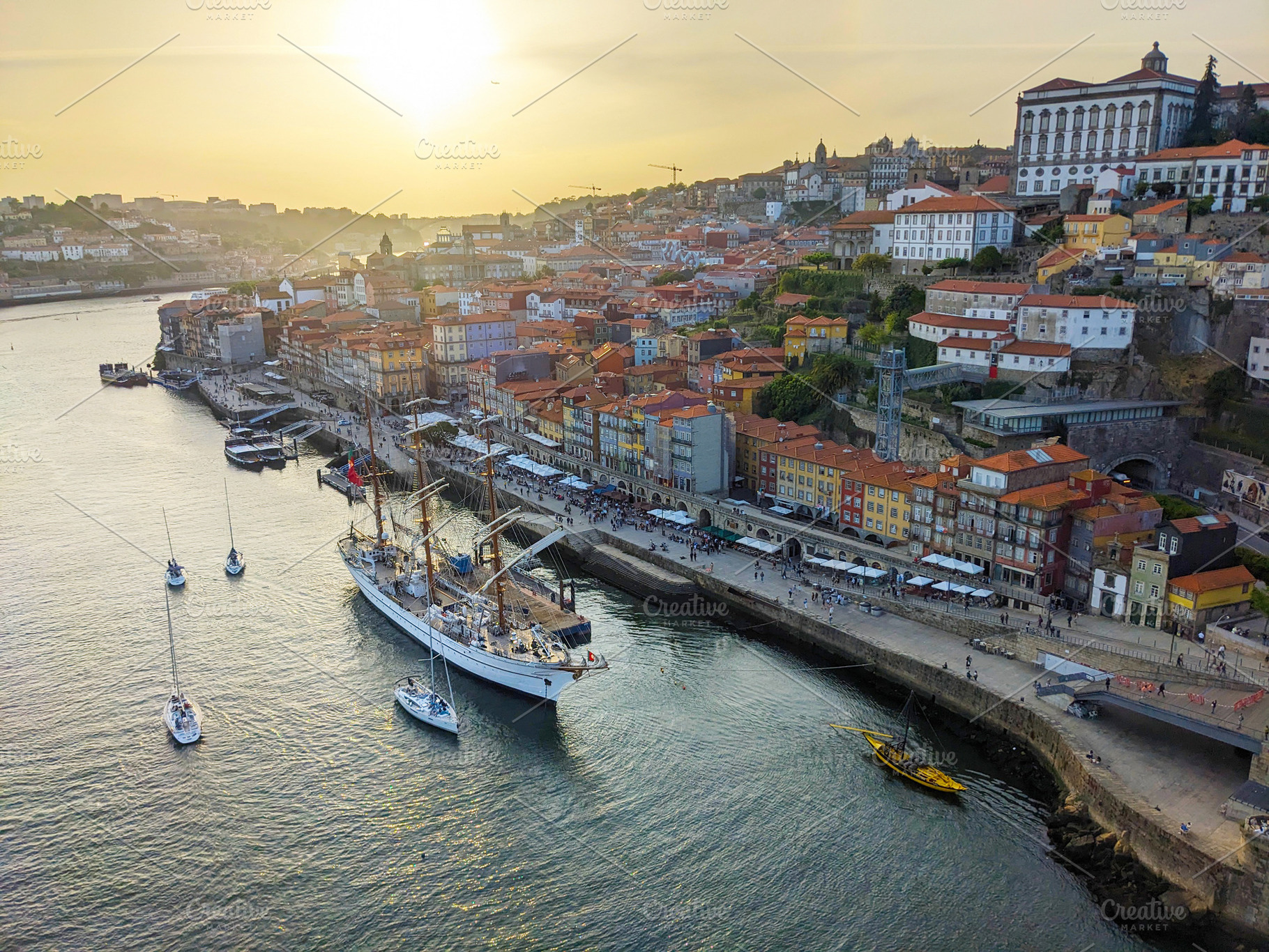 Ship sail sailboat big Porto, a Transportation Photo by joyt