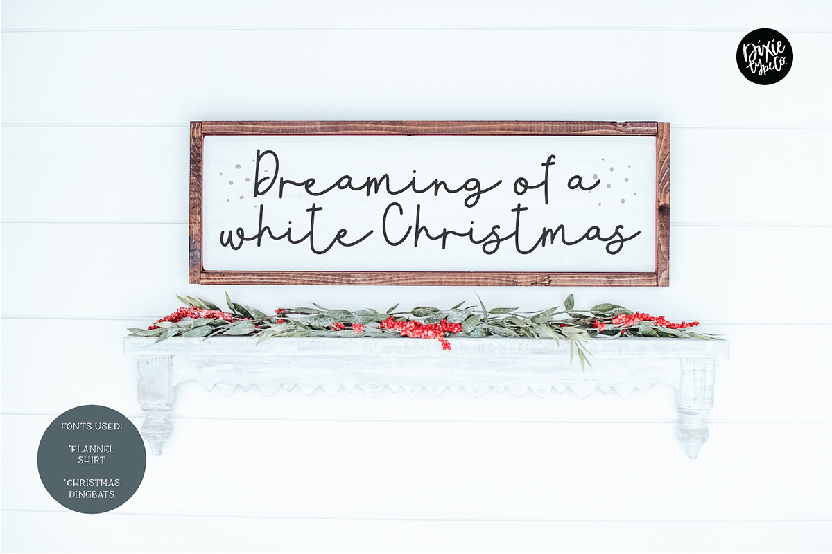 FARMHOUSE CHRISTMAS FONT BUNDLE, a Script Font by Blush Font Co. (Photo 14 of 26)