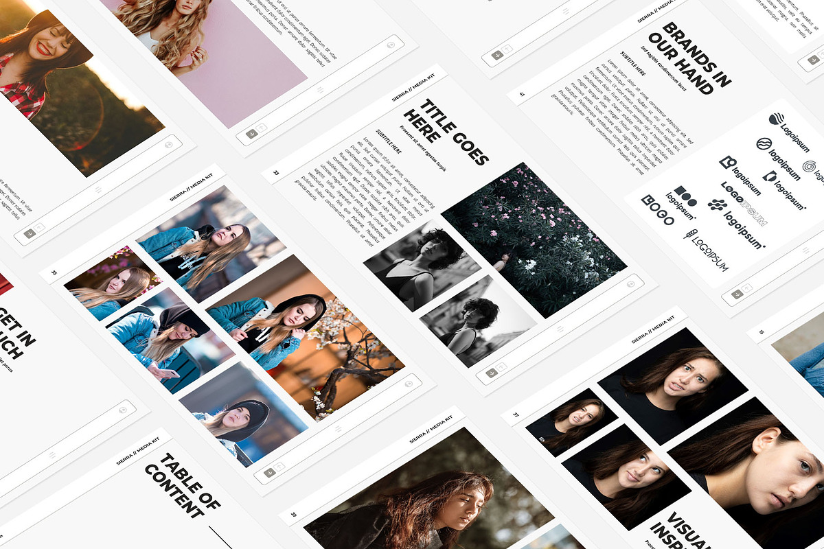 Media Kit Keynote Template, a Presentation Template by Gaize (Photo 9 of 10)