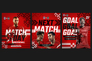 Football Club Instagram Templates, a Social Media Template by Bornx Design (Thumbnail 2 of 7)