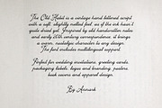 The Old Habit Vintage Script Font, a Script Font by AnMark (Thumbnail 10 of 13)