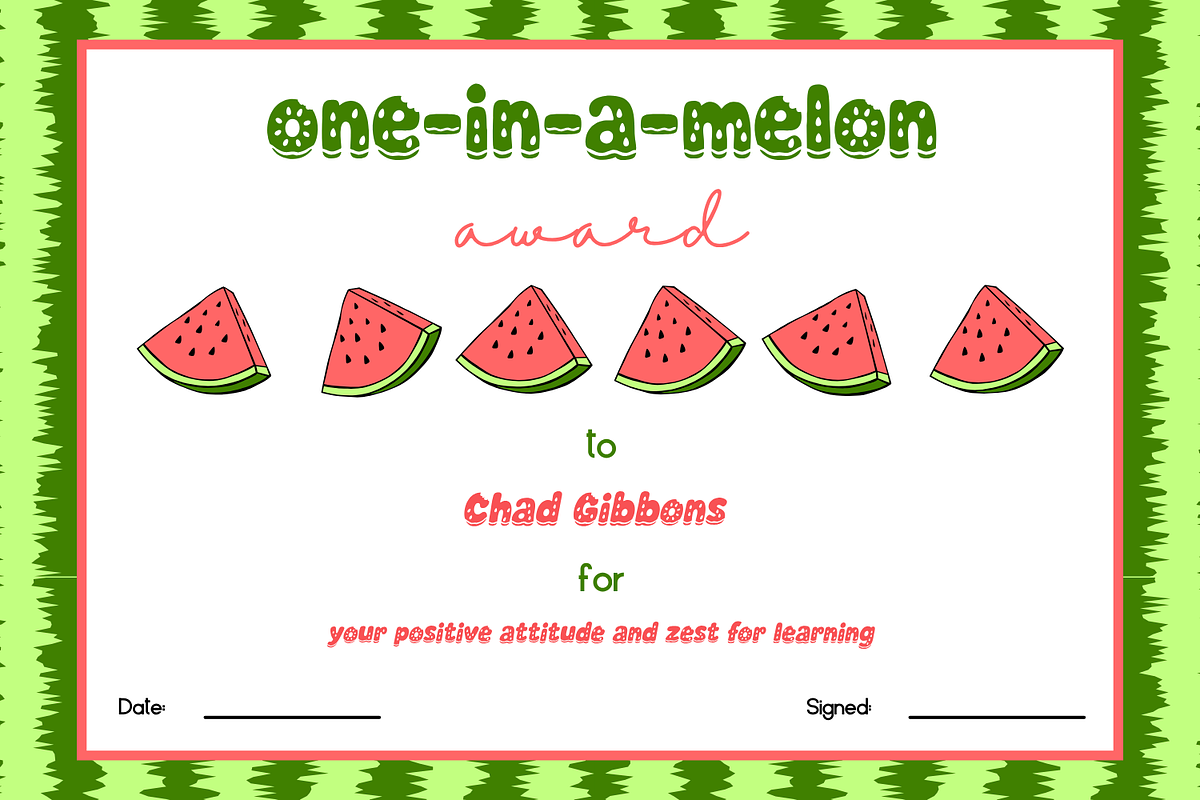 Watermelon Splash - SVG Font, a Handwritten Font by Wellscript Studio (Photo 15 of 16)