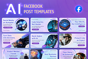 Artificial Intelligence Post, a Social Media Template by Brandify Studio (Thumbnail 1 of 6)