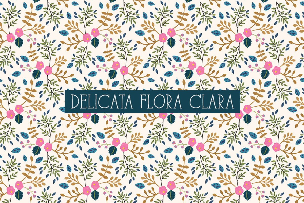 DELICATA FLORA Seamless Patterns, a Pattern Graphic by Dreaming with Isa (Photo 6 of 8)