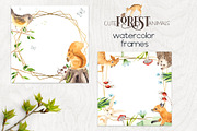 Watercolor Forest Animals, an Object Graphic by Ana-Sakuta (Thumbnail 9 of 18)