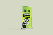 Roll-Up Banner Mockup, an Advertising Mockup by Pikachudesign (Thumbnail 3 of 4)