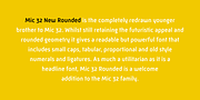 Mic 32 New Rounded, a Sans Serif Font by Moretype (Thumbnail 2 of 5)