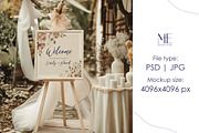 Square Wood Sign Mockup, Sign Mockup, a Mockup by Mie Mockup Studio (Thumbnail 4 of 6)