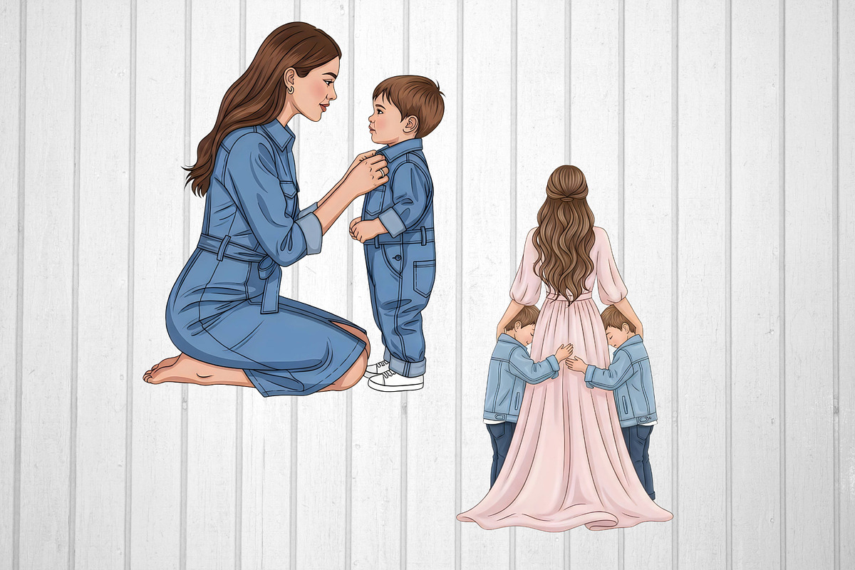 Mother’s Day Clipart Bundle, an Illustration by T-shirt Pond (Photo 5 of 7)