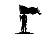 Combat Soldier Silhouettes Bundle, an Object Illustration by Gfx_Store (Thumbnail 5 of 7)