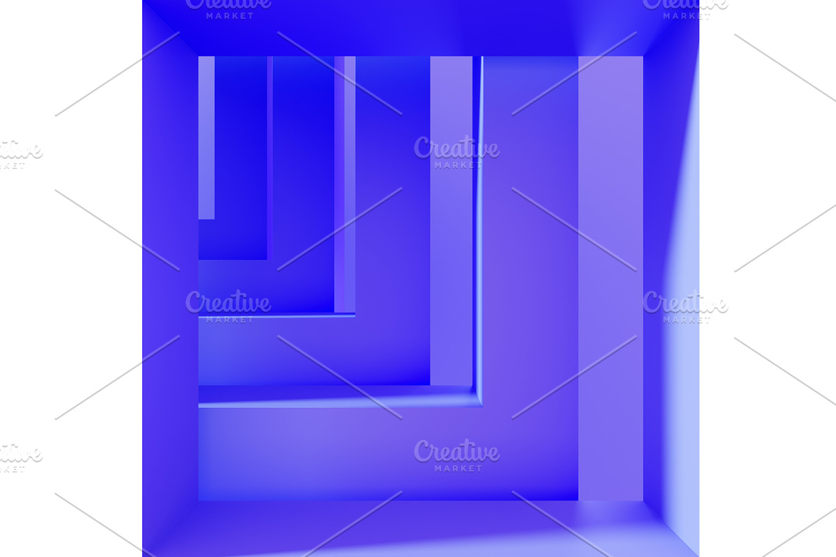 Blue background with abstract, an Architecture 3D Model by Marozhkastudio