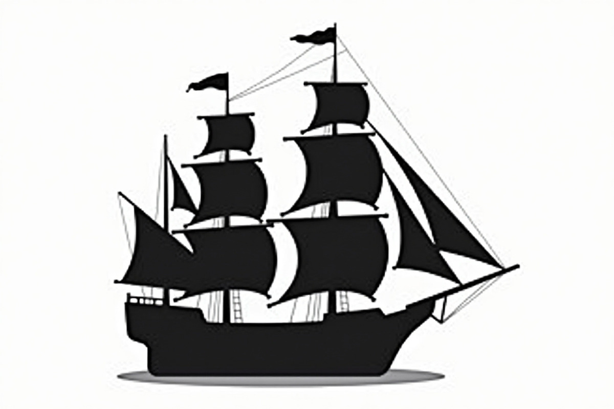Classic Sailing Ship Vector Bundle, an Object Graphic by Designs_River (Photo 6 of 11)