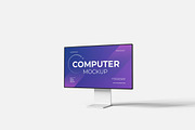 Computer Screen Mockup, a Product Mockup by bimockup (Thumbnail 4 of 6)