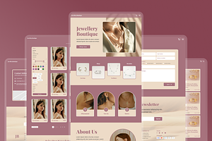 Jewellery Store Web UI Design