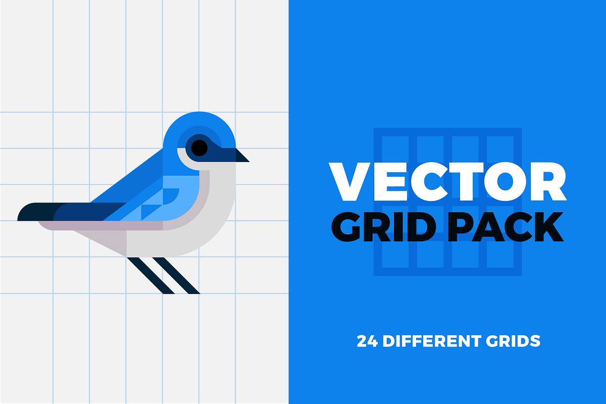 Vector Grid Pack, an Illustration by Swatch & Pixel (Photo 1 of 2)