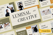 LUMINAL - Creative Google Slides, a Presentation Template by rgbryand (Thumbnail 1 of 9)