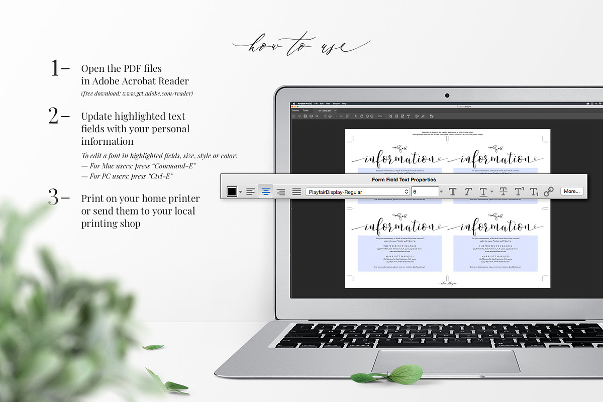 Wedding Information Cards, Sophie, an Invitation Template by Alice Bluefox (Photo 5 of 8)
