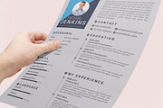 Resume Template and Cover Letter, a Resume Template by designvillage (Thumbnail 9 of 13)