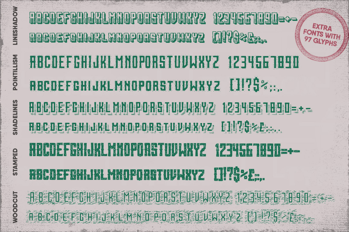 Sanctum Font Pack preview 8