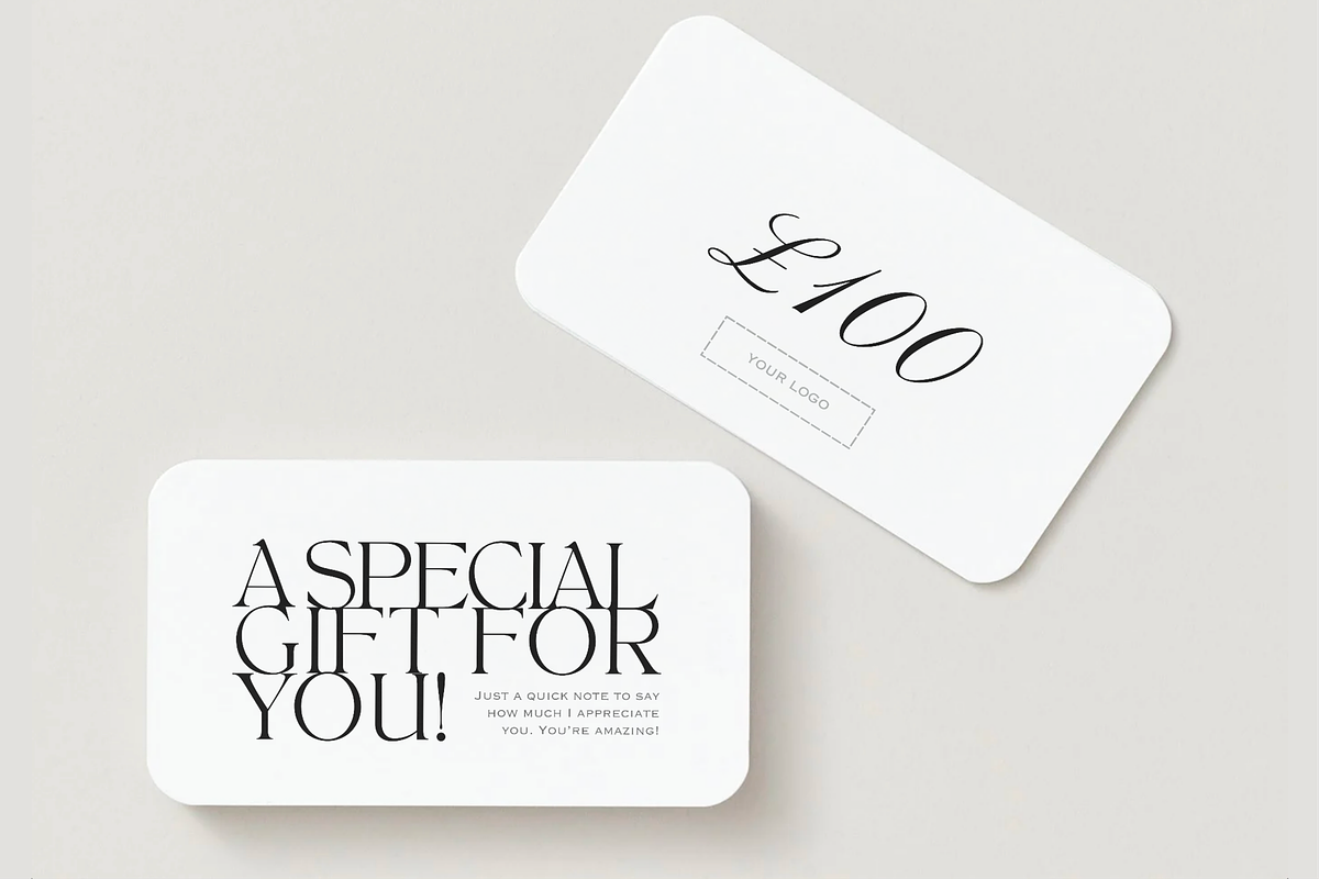 Editorial Gift Card Template Canva, a Marketing Template by LePosey Studio (Photo 3 of 7)