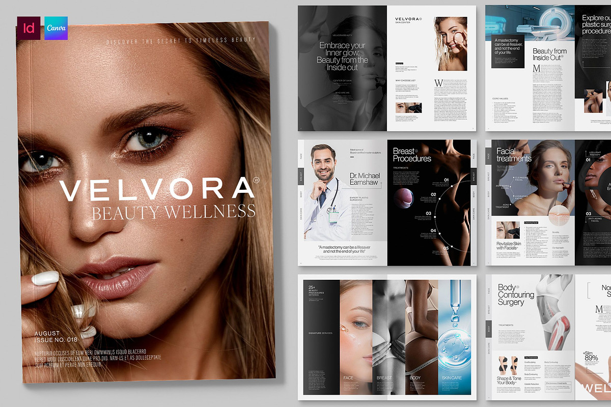 Beauty & Wellness Brochure Template, a Brochure Template by BrandPacks (Photo 1 of 6)