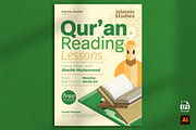 Quran Reading Lessons Flyer, a Flyer Template by Aarley Kaiven (Thumbnail 2 of 2)