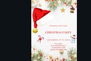 Christmas Party Invitation Digital,, a Design Template by AYINDE (Thumbnail 1 of 4)