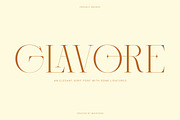 Glavore | Elegant Serif Font, a Serif Font by Mahesans Co (Thumbnail 9 of 9)