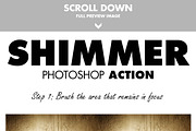 Shimmer Photoshop Action preview 2