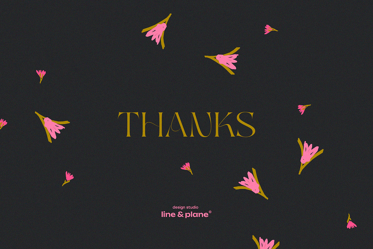 Blossoming Shapes - Florals Set, a Decorative Illustration by line & plane (Photo 11 of 11)
