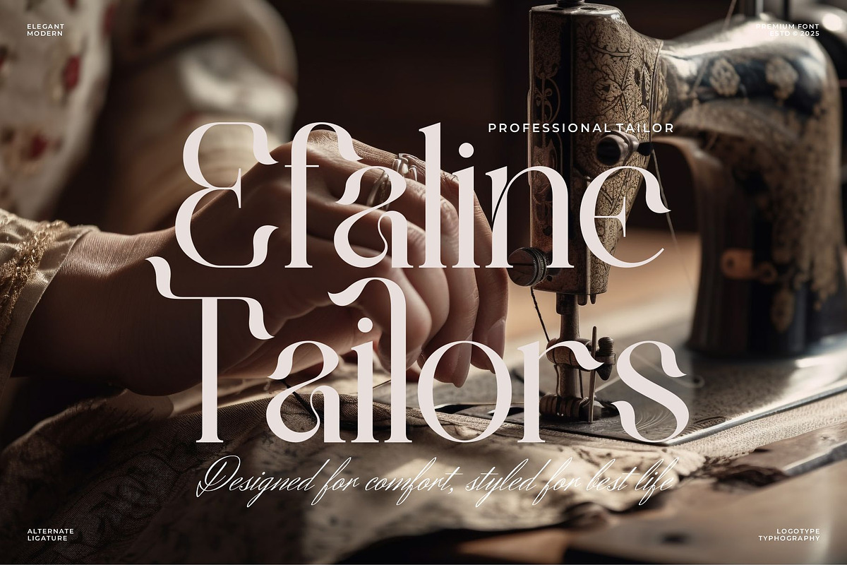 Chania || Modern Minimalist Serif, a Serif Font by Ermedia Studio (Photo 6 of 10)