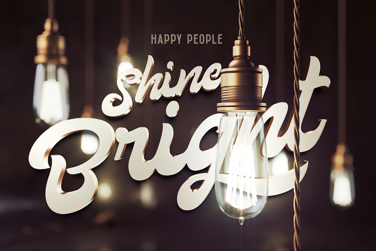 Loftype Font + Mockup preview 3