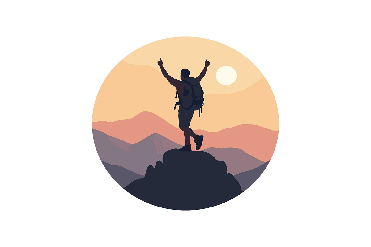 Mountain Explorer 12 Silhouette Set, an Object Graphic by yasushie (Photo 3 of 13)