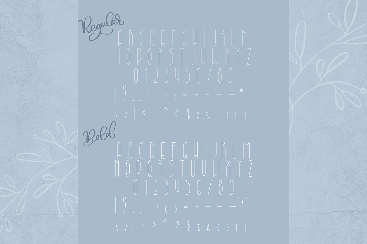 Lightbon Modern Font preview 6