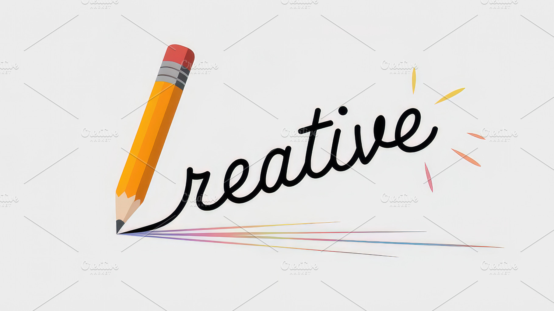 Pencil writing Creative, with colore, an Arts & Entertainment Photo by Perpis