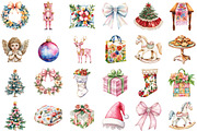 Grandmillennial Christmas Clipart, an Illustration by Sublimation Artist (Thumbnail 2 of 6)