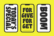 Bros Pops – Chunky Bold Display Font, a Slab Serif Font by Blankids Studio (Thumbnail 5 of 8)