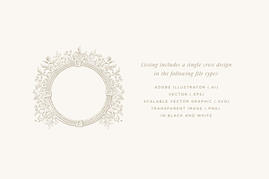 MADELINE Luxury Wedding Crest