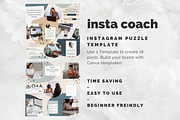 Blues Instagram Puzzle Template, a Social Media Template by Social Assumptions (Thumbnail 9 of 10)