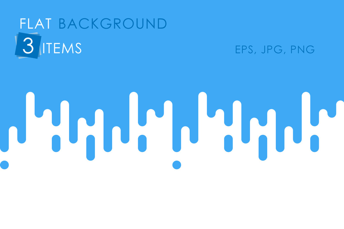 3 Flat Backgrounds, a Pattern Graphic by Greeek (Photo 1 of 4)