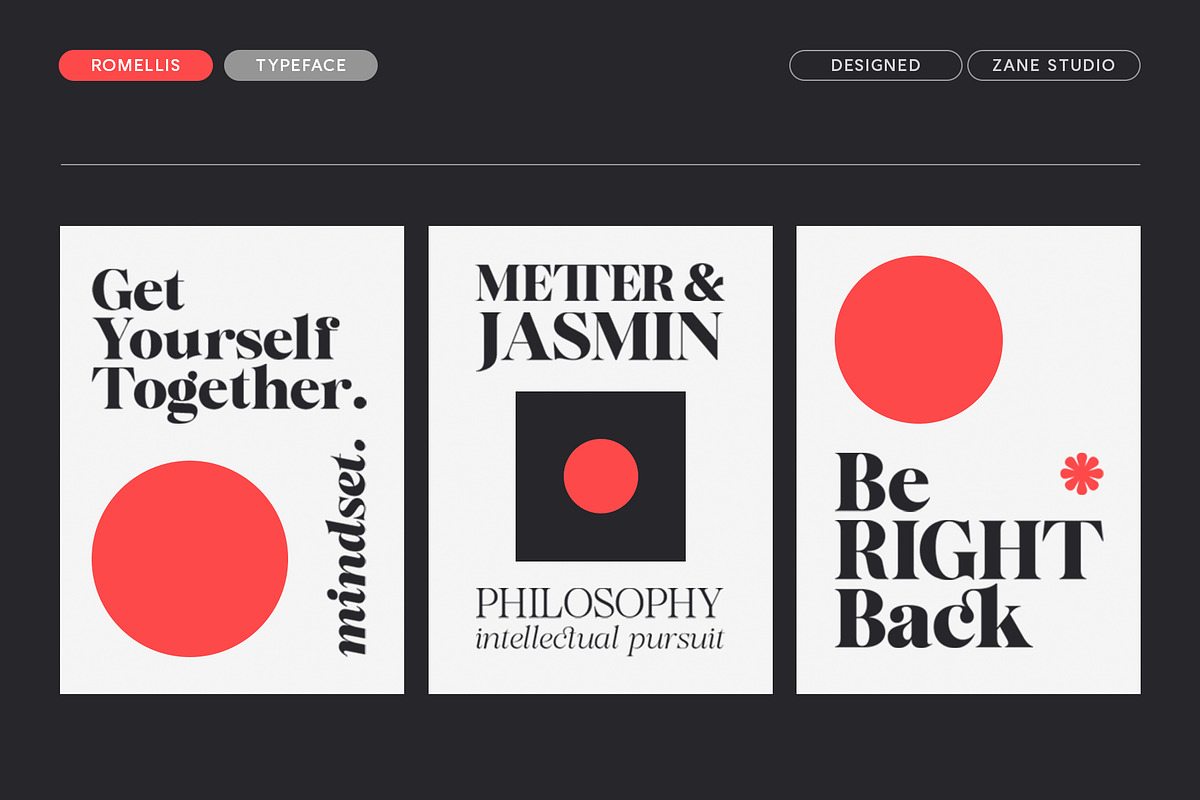 Romellis – Editorial Serif Typeface, a Serif Font by Zane Studio (Photo 2 of 15)