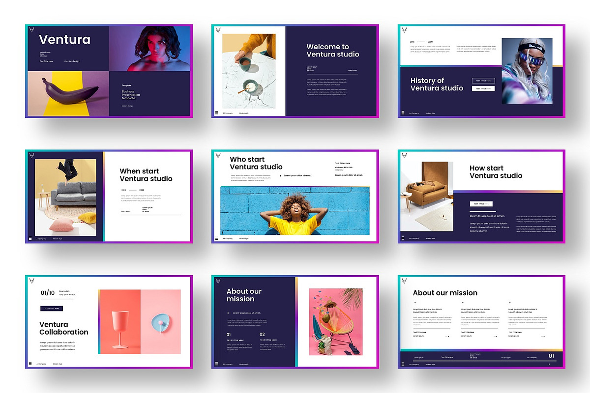 Venture – Business Keynote Template, a Presentation Template by Dens Creative Studio (Photo 2 of 6)