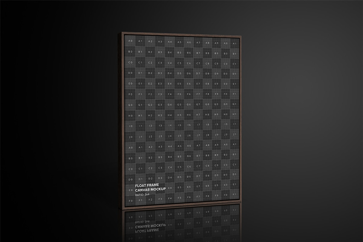Standing Floater Frame Mockup R-3x4, a Household Mockup by Mockups by Carlos Viloria (Photo 6 of 6)