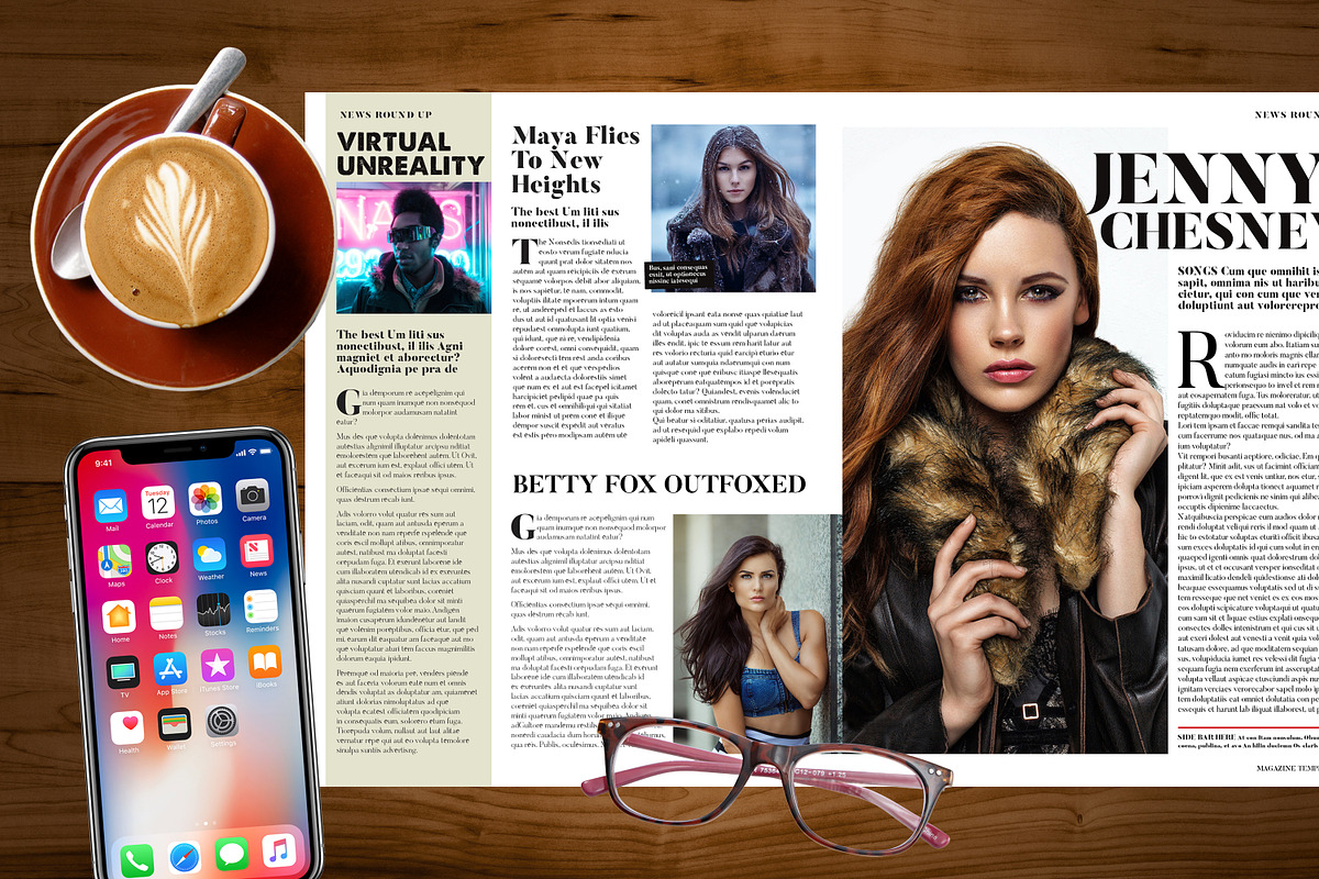 Magazine Template, a Magazine Template by Red Cactus Creative (Photo 4 of 20)